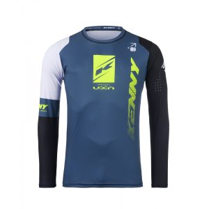 Kenny Racing Motocross JERSEY/ENDURO Model Track ZOOM Petrol - Blue/Yellow/White/Black