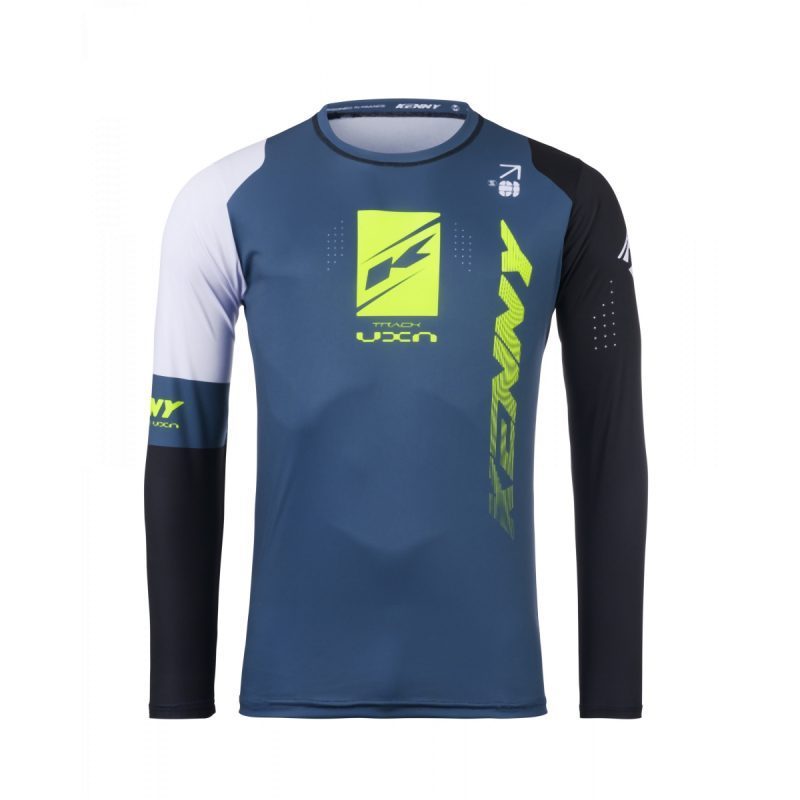 Kenny Racing Motocross JERSEY/ENDURO Model Track ZOOM Petrol - Blue/Yellow/White/Black