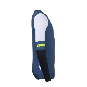 Kenny Racing Motocross JERSEY/ENDURO Model Track ZOOM Petrol - Blue/Yellow/White/Black