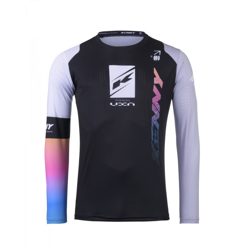 Kenny Racing Motocross JERSEY/ENDURO Model Track ZOOM - Black/White/Blue/Pink