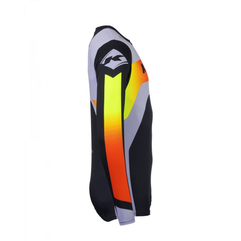 Kenny Racing Motocross JERSEY/ENDURO Model Track Focus - Black/Grey/Yellow/Red