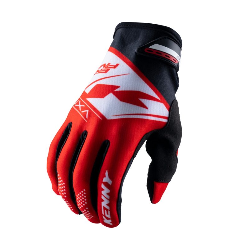 Kenny Racing MOTOCROSS/ENDURO Model Brave Youth Gloves - Black/Red/White