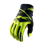 Kenny Racing MOTOCROSS/ENDURO Model Brave Youth Gloves - Black/Fluo Yellow