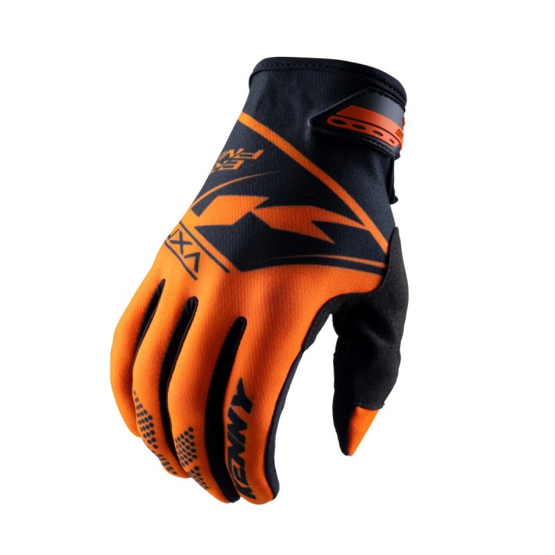 Kenny Racing MOTOCROSS/ENDURO Model Brave Youth Gloves - Orange/Black