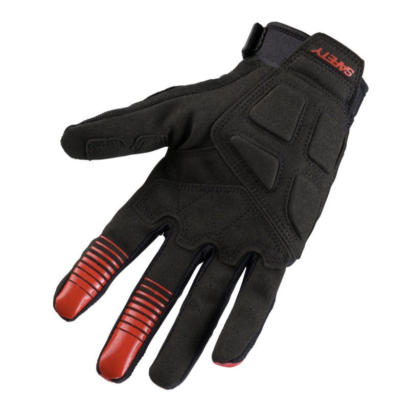 Kenny Racing MOTOCROSS/ENDURO Model Safety Gloves - Black/Red