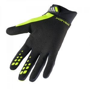 Kenny Racing MOTOCROSS/ENDURO Model Track Youth Gloves - Black/White/Fluo Yellow