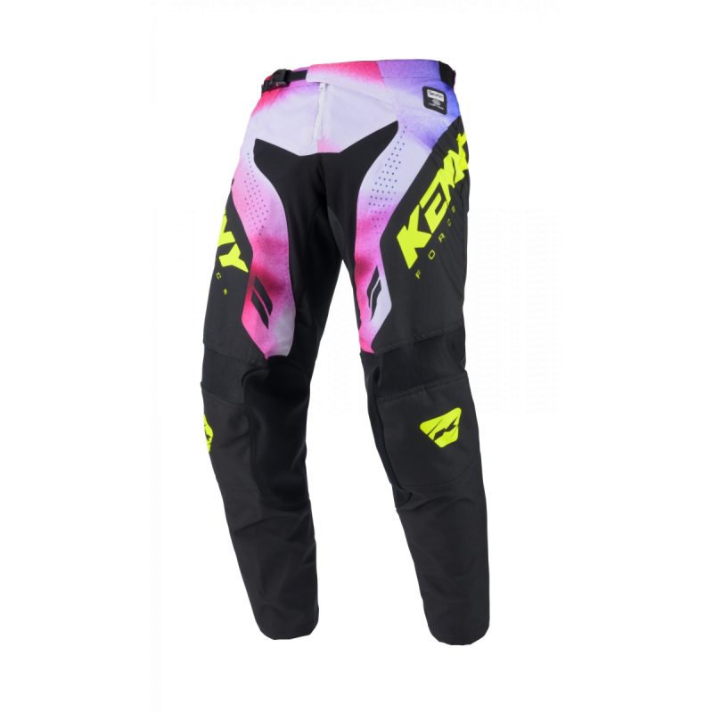 Kenny Racing MOTOCROSS/ENDURO Model Force FOG Pants - Black/Yellow/Pink