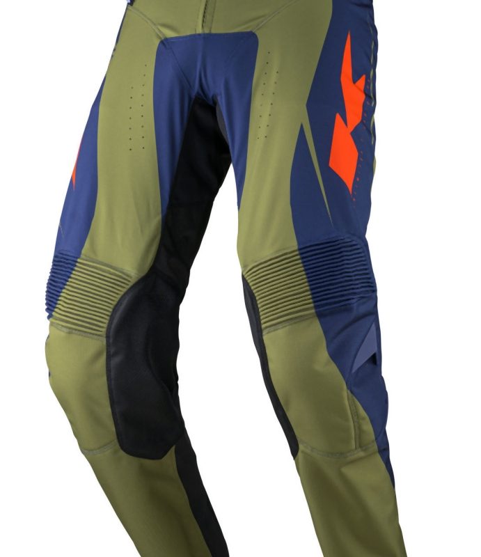 Kenny Racing MOTOCROSS/ENDURO Model Performance Solid KAKI Pants - Green/Blue