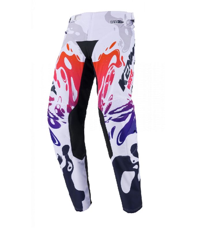 Kenny Racing MOTOCROSS/ENDURO Model Performance Fluid Pants - White/Red/Black