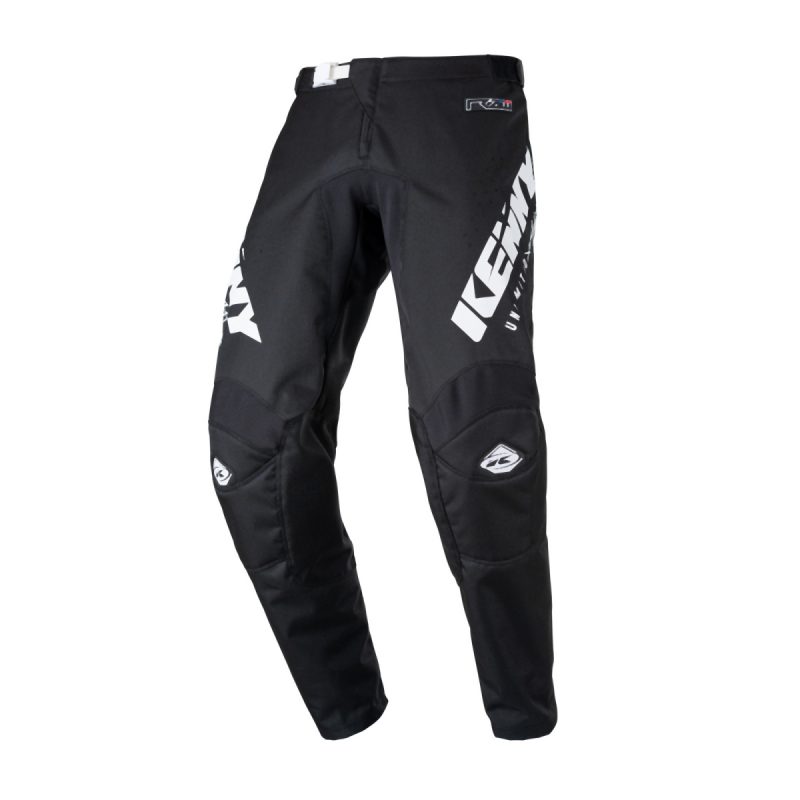 Kenny Racing MOTOCROSS/ENDURO Model Track Focus Youth RAW Pants - Black/White