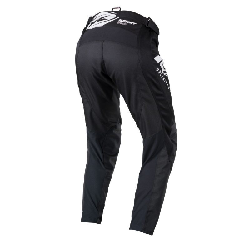 Kenny Racing MOTOCROSS/ENDURO Model Track Focus Youth RAW Pants - Black/White