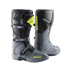 Kenny Racing MOTOCROSS/ENDURO Boots Model Track - Grey/Fluo Yellow