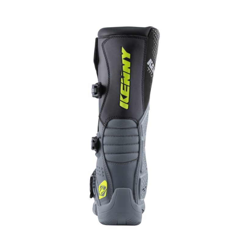 Kenny Racing MOTOCROSS/ENDURO Boots Model Track - Grey/Fluo Yellow