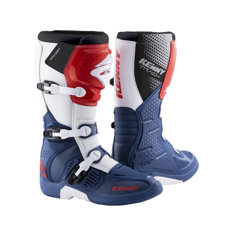 Kenny Racing MOTOCROSS/ENDURO Boots Model Track Patriot - Blue/White/Red