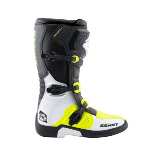 Kenny Racing MOTOCROSS/ENDURO Boots Model Track - White/Black/Fluo Yellow