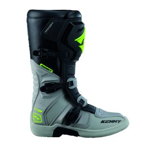 Kenny Racing MOTOCROSS/ENDURO Boots Track T2 - Grey/Fluo Yellow