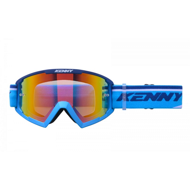 Kenny Racing Model Track+ NAVY BLUE - RED Goggles - Blue/White