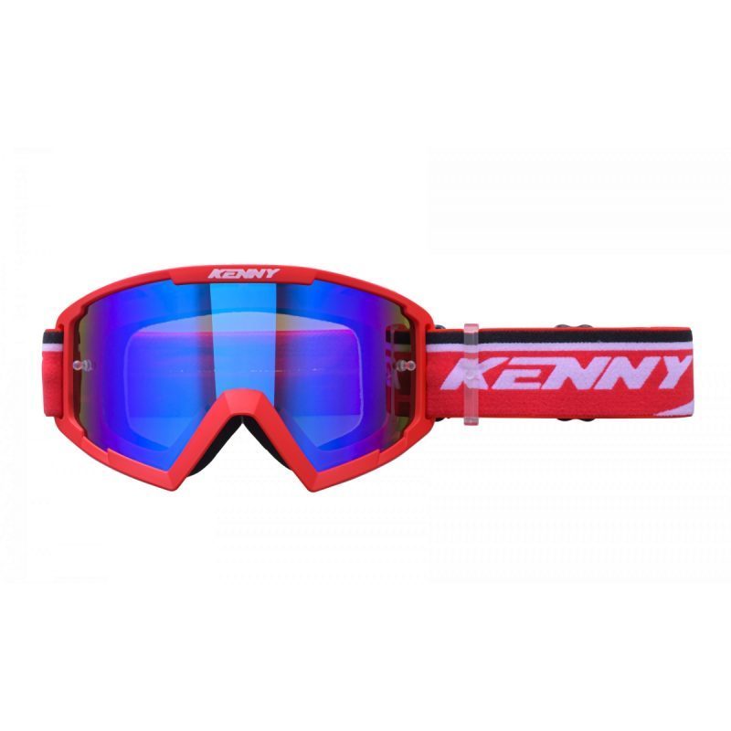 Kenny Racing Model Track+ RED - BLUE Goggles - Red/White