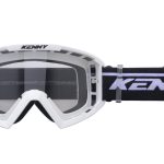 Kenny Racing Track White - Clear Goggles 2 Kenny Racing Model Track White - Clear Goggles
