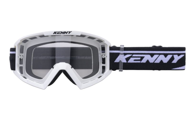 Kenny Racing Model Track White - Clear Goggles