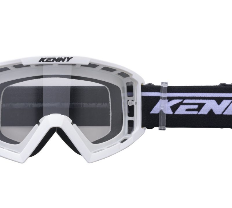 Kenny Racing Model Track White - Clear Goggles