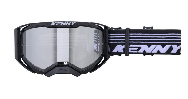 Kenny Racing Model Performance Level 1 Black - Clear Goggles - Black/White