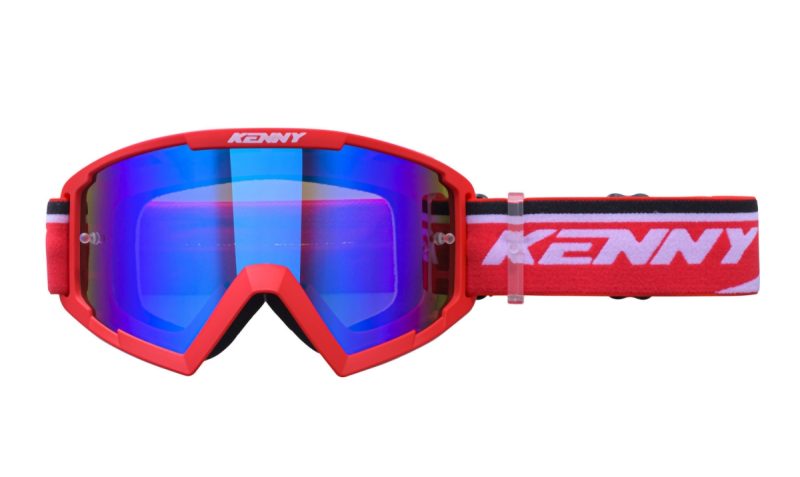 Kenny Racing Model Track+ Youth RED - BLUE Goggles - Red/White