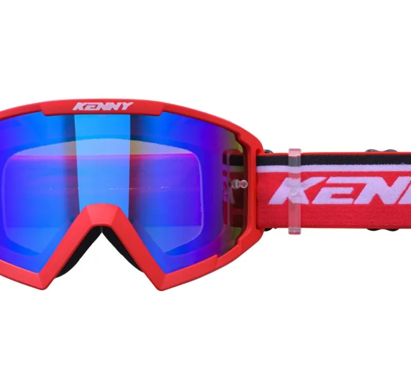 Kenny Racing Model Track+ Youth RED - BLUE Goggles - Red/White