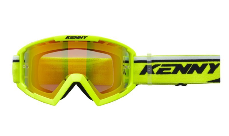 Kenny Racing Model Track+ Youth NEON Yellow - RED Goggles - Fluo Yellow/Black