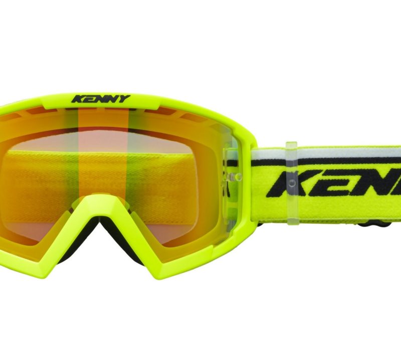 Kenny Racing Model Track+ Youth NEON Yellow - RED Goggles - Fluo Yellow/Black