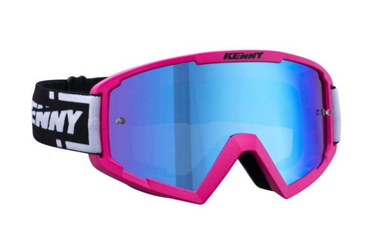 Kenny Racing Model Track NEON PINK - BLUE Goggles - Pink/Black