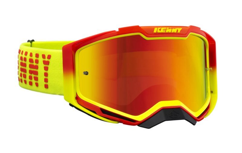 Kenny Racing Model Ventury RED/YELLOW Goggles - Fluo Yellow/Red