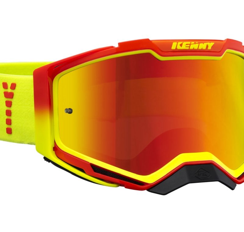 Kenny Racing Model Ventury RED/YELLOW Goggles - Fluo Yellow/Red