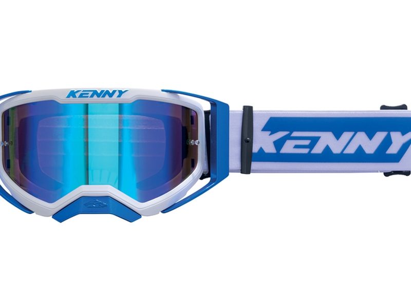 Kenny Racing Performance EVO 2 BLUE- Mirror Goggles - Blue/White