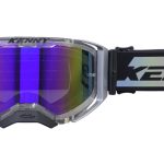 Kenny Racing Performance EVO 2 Clear Silver Mirror Goggles 1 Kenny Racing Performance EVO 2 Clear Silver Mirror Goggles - Silver/Black