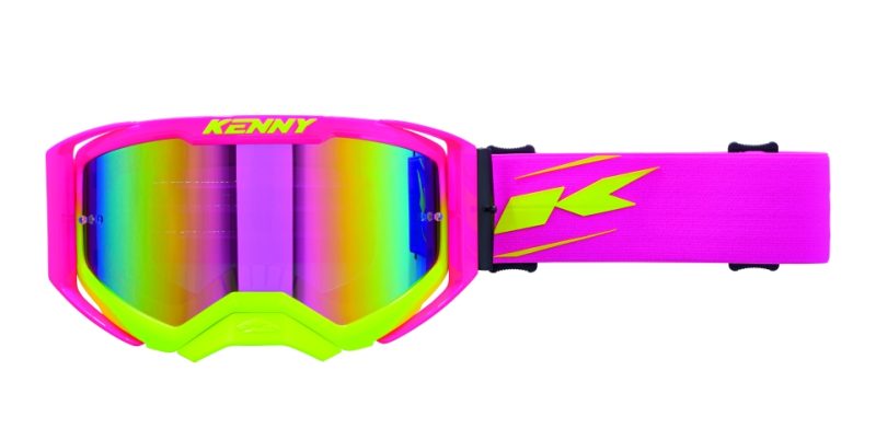 Kenny Racing Performance EVO 2 NEON PINK- Mirror Goggles - Pink/Fluo Yellow