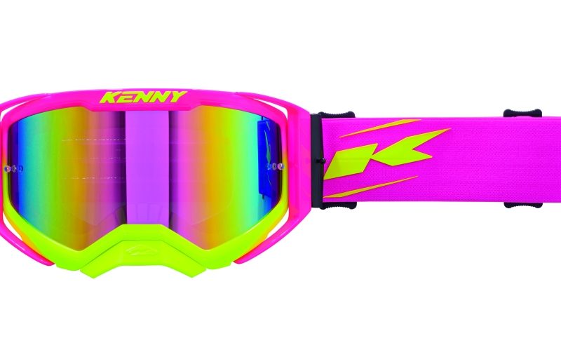 Kenny Racing Performance EVO 2 NEON PINK- Mirror Goggles - Pink/Fluo Yellow
