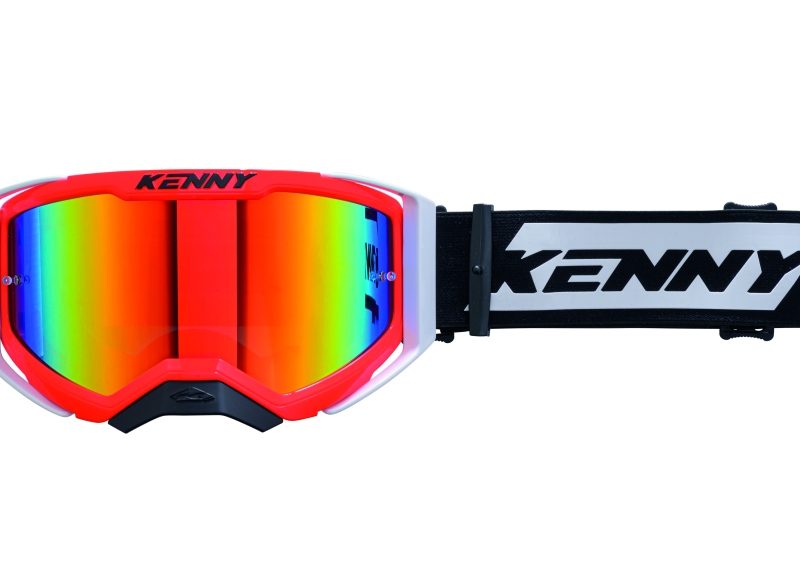 Kenny Racing Performance EVO 2 NEON RED Mirror Goggles - Red/Black/White