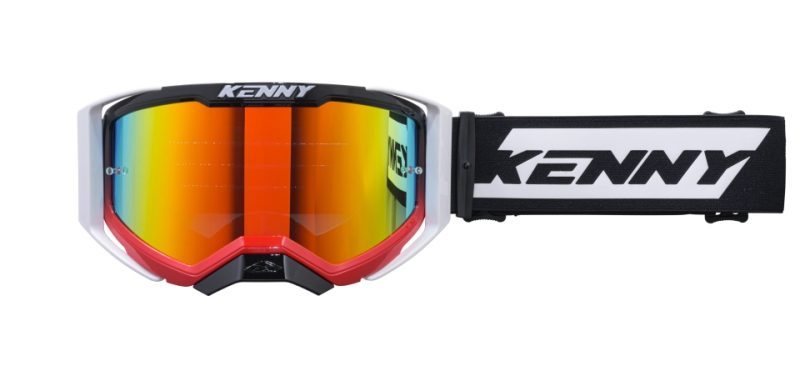 Kenny Racing Performance EVO 2 RED WHITE-CLEAR Goggles - Red/White/Black