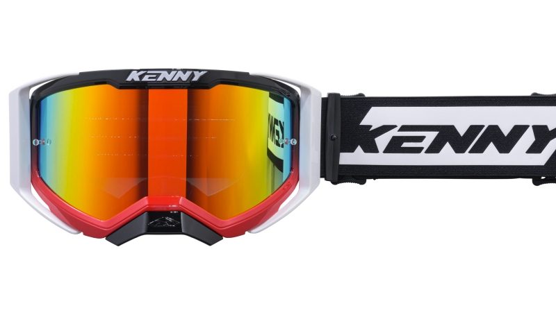 Kenny Racing Performance EVO 2 RED WHITE-CLEAR Goggles - Red/White/Black