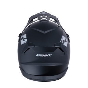 Kenny Racing MOTOCROSS/ENDURO Model Track Solid MATT Black Holographic Helmet - Black/Grey