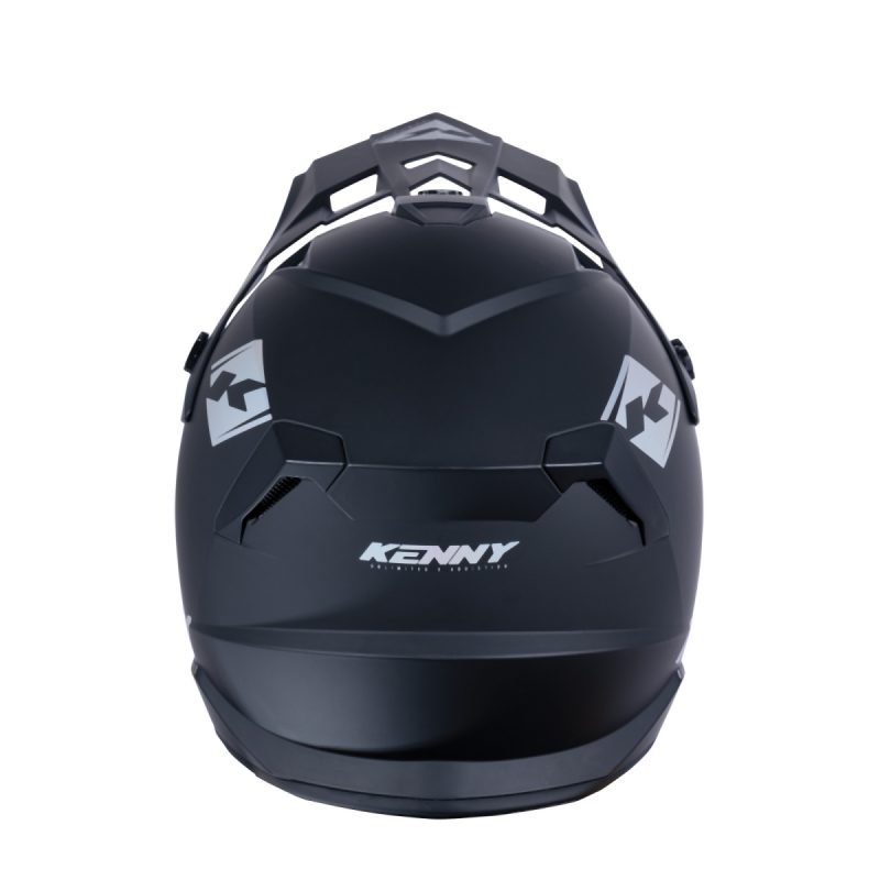 Kenny Racing MOTOCROSS/ENDURO Model Track Solid MATT Black Holographic Helmet - Black/Grey