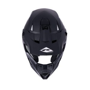 Kenny Racing MOTOCROSS/ENDURO Model Track Solid MATT Black Holographic Helmet - Black/Grey