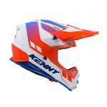 Kenny Racing Track Graphic Patriot Helmet 1 Kenny Racing MOTOCROSS/ENDURO Model Track Graphic Patriot Helmet - White/Blue/Red