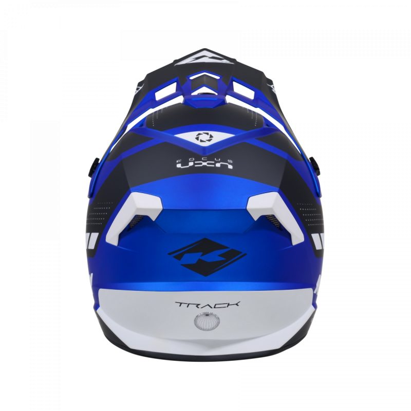 Kenny Racing MOTOCROSS/ENDURO Model Track Graphic Candy BLUE MATT Helmet - Black/Blue/White