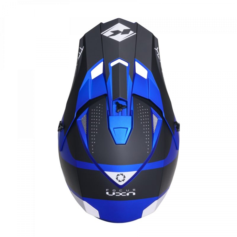 Kenny Racing MOTOCROSS/ENDURO Model Track Graphic Candy BLUE MATT Helmet - Black/Blue/White