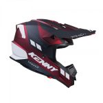 Kenny Racing Track Graphic Candy RED MATT Helmet 2 Kenny Racing MOTOCROSS/ENDURO Model Track Graphic Candy RED MATT Helmet - Black/Red/White