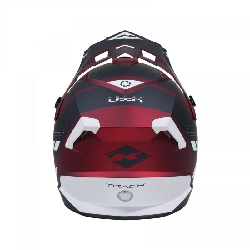 Kenny Racing MOTOCROSS/ENDURO Model Track Graphic Candy RED MATT Helmet - Black/Red/White