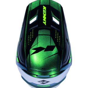 Kenny Racing MOTOCROSS/ENDURO Performance ERT Graphic Green Diamond Racing SPE Helmet - Zieolny/Black/White