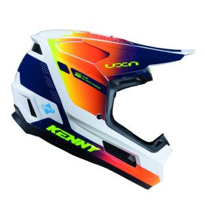 Kenny Racing MOTOCROSS/ENDURO Performance ERT Graphic NAVY Orange Racing SPE Helmet - Blue/Orange